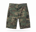 Aardwolf Tactical Cargo Shorts - Woodland Camo